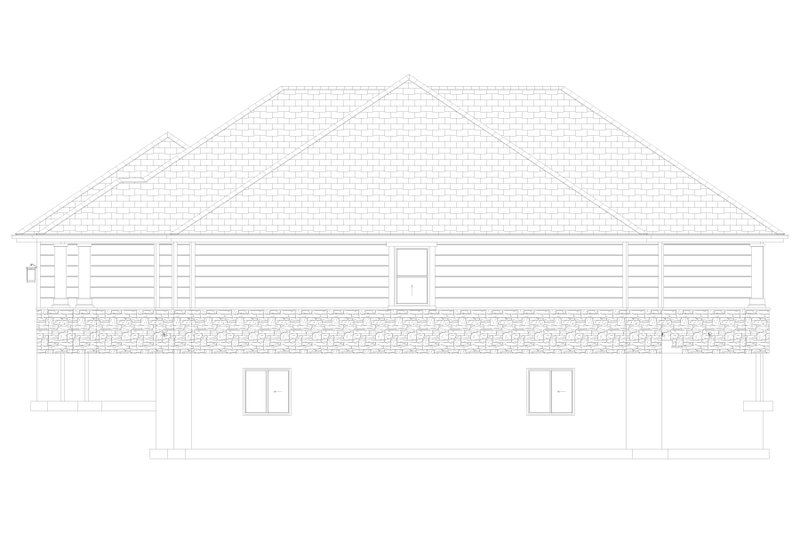 Architectural House Design - Exterior - Other Elevation for Country House Plan #1060-498 - 3 bed, 2 bath