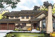 Tudor Style House Plan - 3 Beds 2.5 Baths 2152 Sq/Ft Plan #124-341 