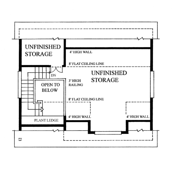 Architectural House Design - Traditional Floor Plan - Upper Floor Plan #118-159