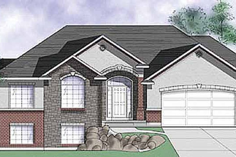 Architectural House Design - Traditional Exterior - Front Elevation Plan #945-13