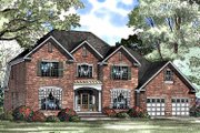 Colonial Style House Plan - 4 Beds 2.5 Baths 3283 Sq/Ft Plan #17-3105 