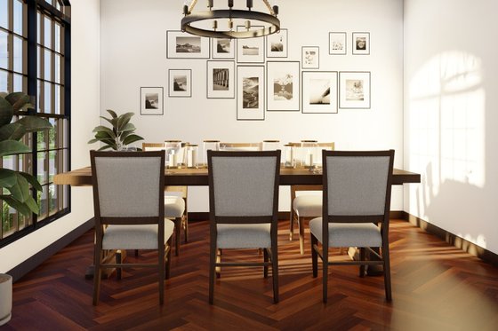 Interior - Dining Room for Traditional House Plan #17-541 - 4 bed, 2 bath