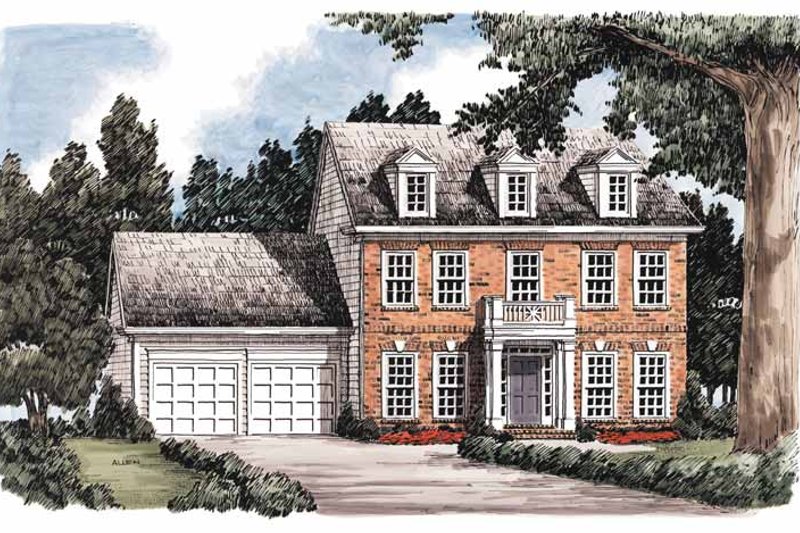 Home Plan - Classical Exterior - Front Elevation Plan #927-574
