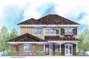 Country Exterior - Front Elevation Plan #938-17