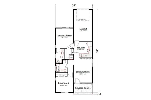 Home Plan - Cottage Floor Plan - Main Floor Plan #1099-7