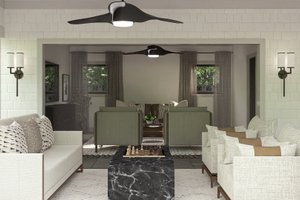 Interior - Other for Craftsman House Plan #455-437, 1 bath