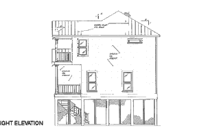 Exterior - Other Elevation 1 for Beach House Plan #37-150 - 3 bed, 3 bath