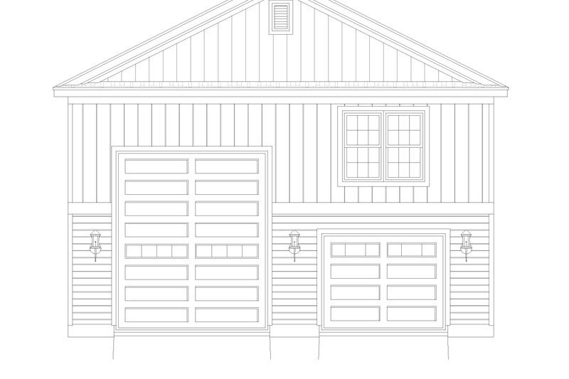 Dream House Plan - Exterior - Front Elevation 3 for Southern House Plan #932-787, 0 bath