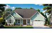 Traditional Style House Plan - 2 Beds 2 Baths 1496 Sq/Ft Plan #58-143 