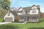 Traditional Style House Plan - 3 Beds 2.5 Baths 2023 Sq/Ft Plan #50-278 