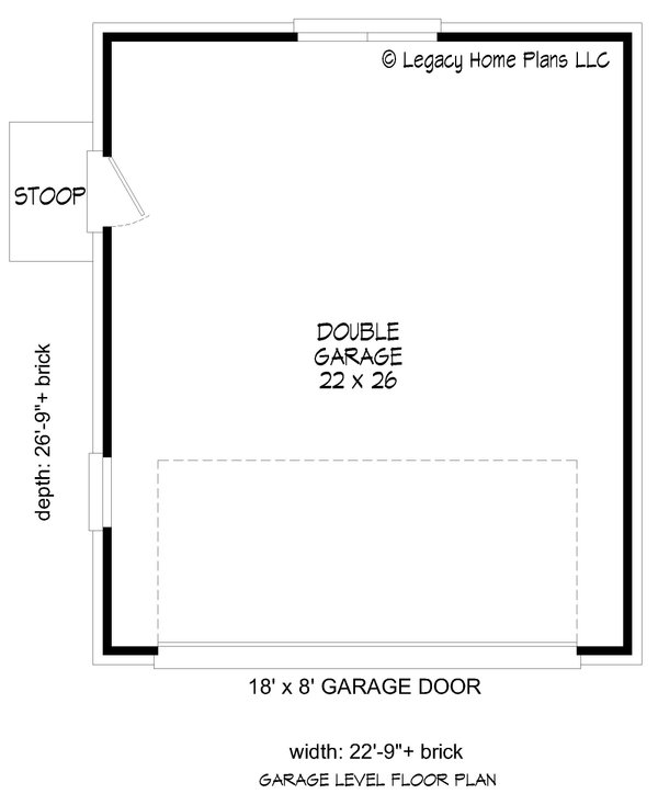 Southern Floor Plan - Main Floor Plan #932-921