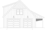 Traditional Style House Plan - 0 Beds 0 Baths 930 Sq/Ft Plan #932-480 