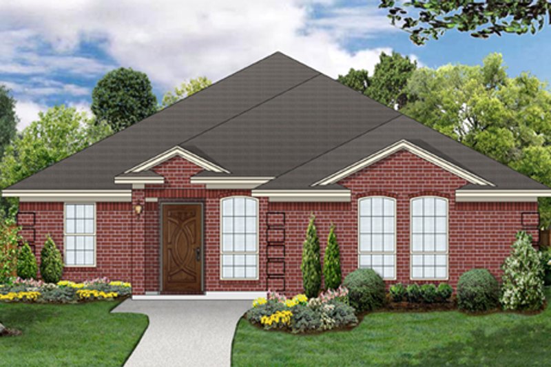 Architectural House Design - Traditional Exterior - Front Elevation Plan #84-563