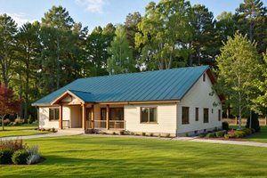 House Plan Design - Ranch Exterior - Front Elevation Plan #117-294