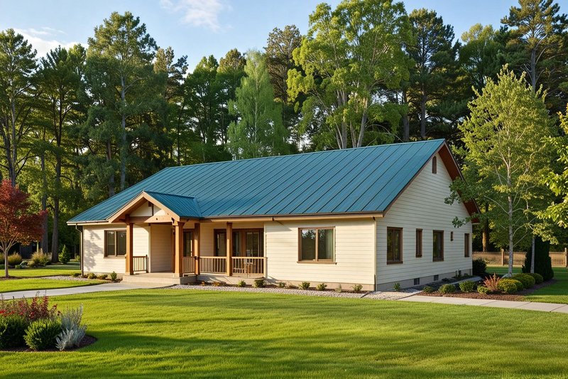 House Plan Design - Ranch Exterior - Front Elevation Plan #117-294