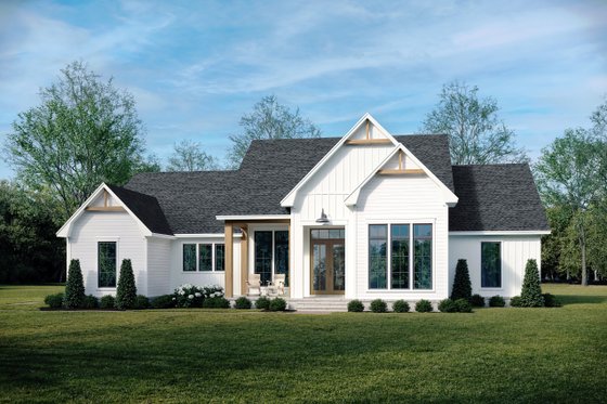 Exterior - Front Elevation 7 for Farmhouse House Plan #430-329 - 3 bed, 2.5 bath