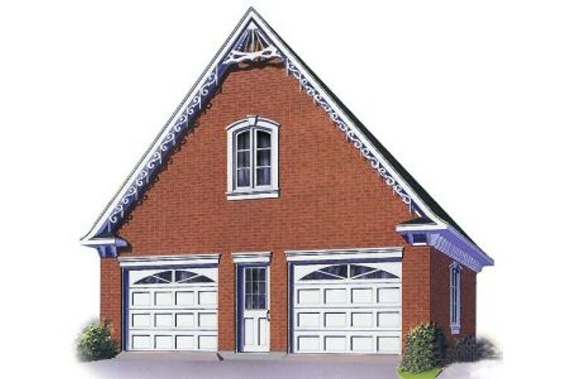Architectural House Design - Traditional Exterior - Front Elevation Plan #23-431