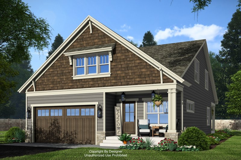 Architectural House Design - Exterior - Front Elevation 5 for Traditional House Plan #51-1550 - 4 bed, 3 bath