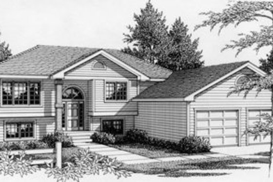 Exterior - Front Elevation for Traditional House Plan #112-108 - 3 bed, 2 bath