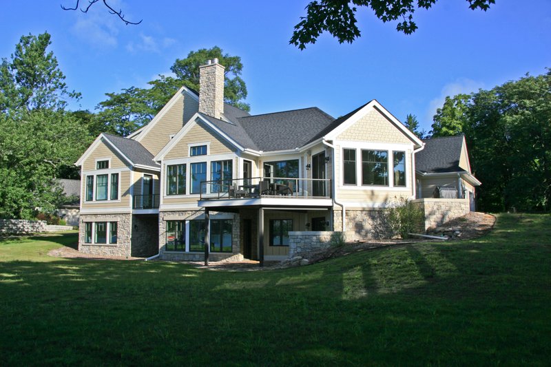 Home Plan - Exterior - Rear Elevation 1 for Traditional House Plan #928-236 - 3 bed, 3.5 bath