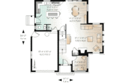 Traditional Style House Plan - 3 Beds 2.5 Baths 1909 Sq/Ft Plan #23-450 