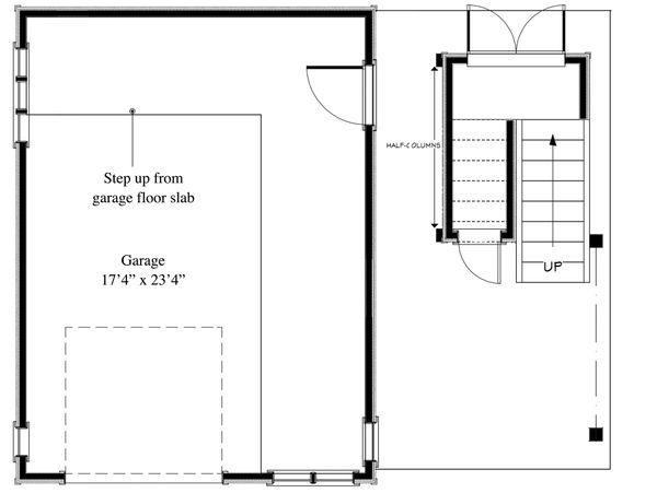 Cottage Floor Plan - Lower Floor Plan #917-8