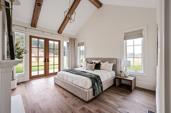 Interior - Master Bedroom for Farmhouse House Plan #1114-11 - 4 bed, 3.5 bath