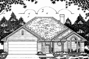 Dream House Plan - European Exterior - Front Elevation Plan #42-450