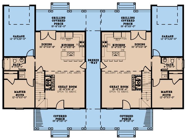 House Blueprint - Craftsman Floor Plan - Main Floor Plan #923-260
