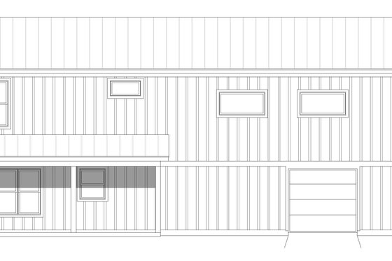 Exterior - Other Elevation 5 for Barndominium House Plan #932-1405 - 3 bed, 2 bath
