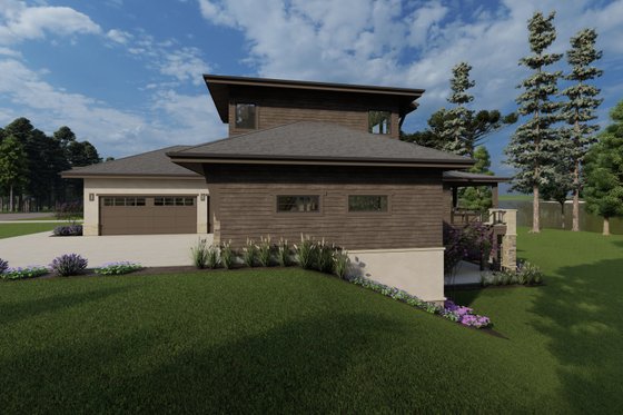 Exterior - Other Elevation 3 for Contemporary House Plan #1069-31 - 5 bed, 5.5 bath