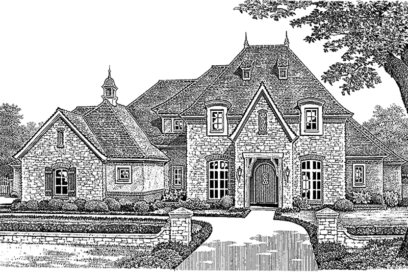 Architectural House Design - Classical Exterior - Front Elevation Plan #310-1201