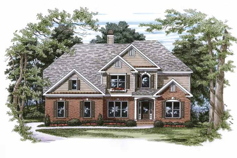 House Plan Design - Traditional Exterior - Front Elevation Plan #927-749