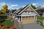 Craftsman Style House Plan - 2 Beds 1 Baths 1069 Sq/Ft Plan #70-1257 