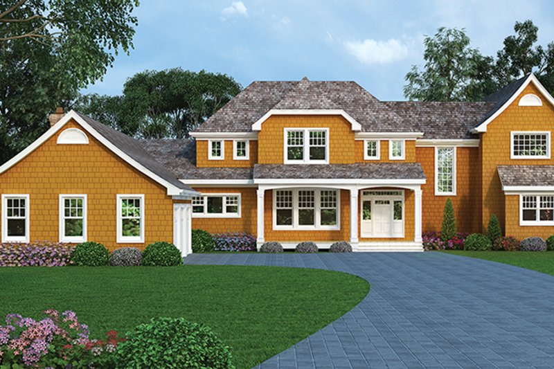 Dream House Plan - Craftsman Exterior - Front Elevation Plan #314-294
