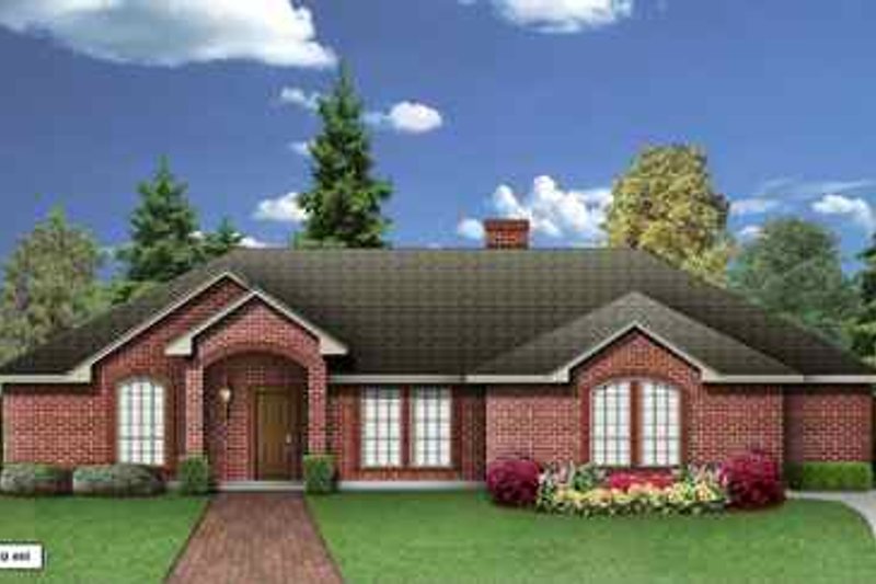 Dream House Plan - Traditional Exterior - Front Elevation Plan #84-134
