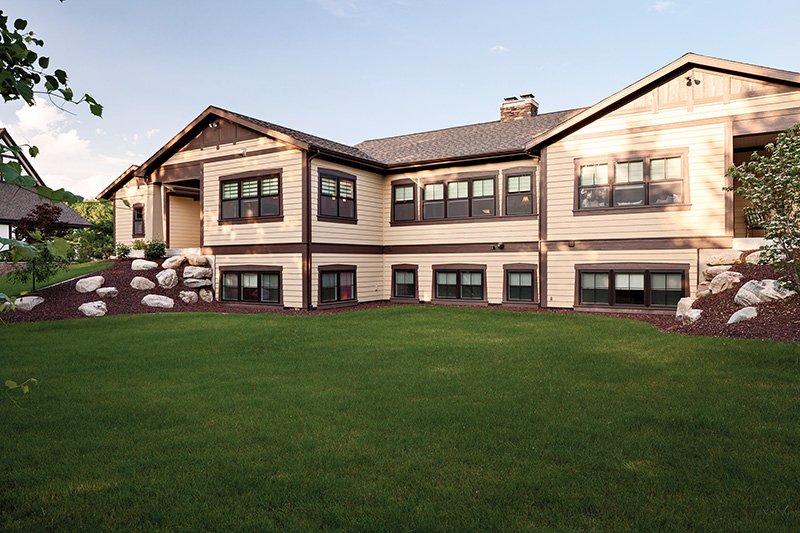 Architectural House Design - Exterior - Rear Elevation for Craftsman House Plan #928-266 - 3 bed, 2.5 bath