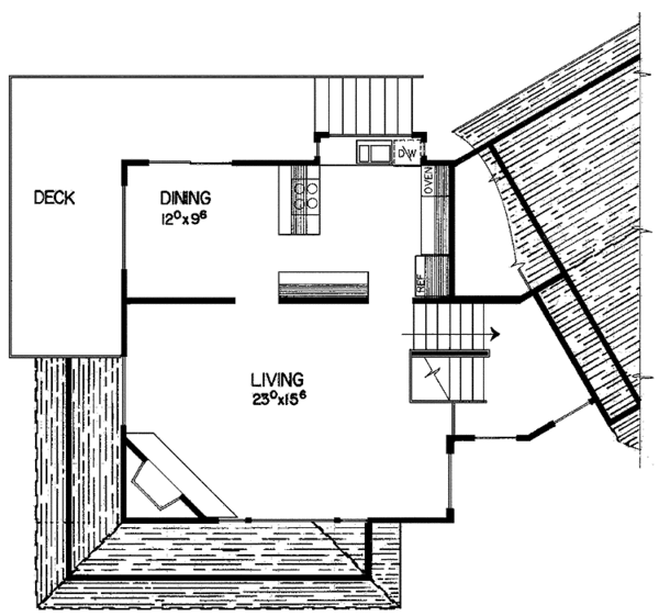 Home Plan - Contemporary Floor Plan - Upper Floor Plan #60-762
