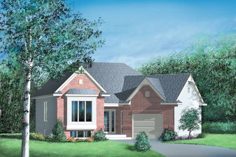 Traditional Style House Plan - 1 Beds 1 Baths 1011 Sq/Ft Plan #25-1026