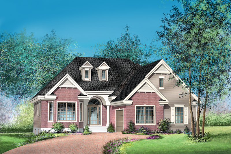 Home Plan - Traditional Exterior - Front Elevation Plan #25-164