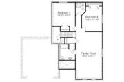 European Style House Plan - 2 Beds 2 Baths 1236 Sq/Ft Plan #49-218 