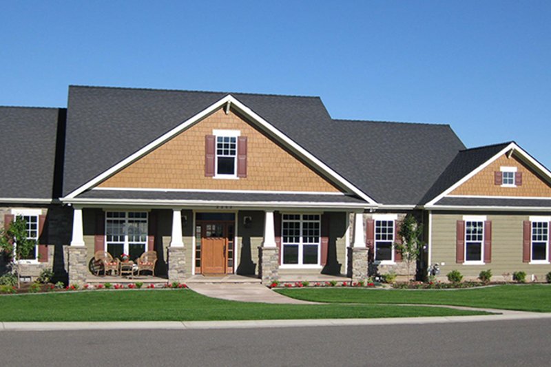 Home Plan - Exterior - Front Elevation 4 for Craftsman House Plan #21-434 - 4 bed, 3.5 bath