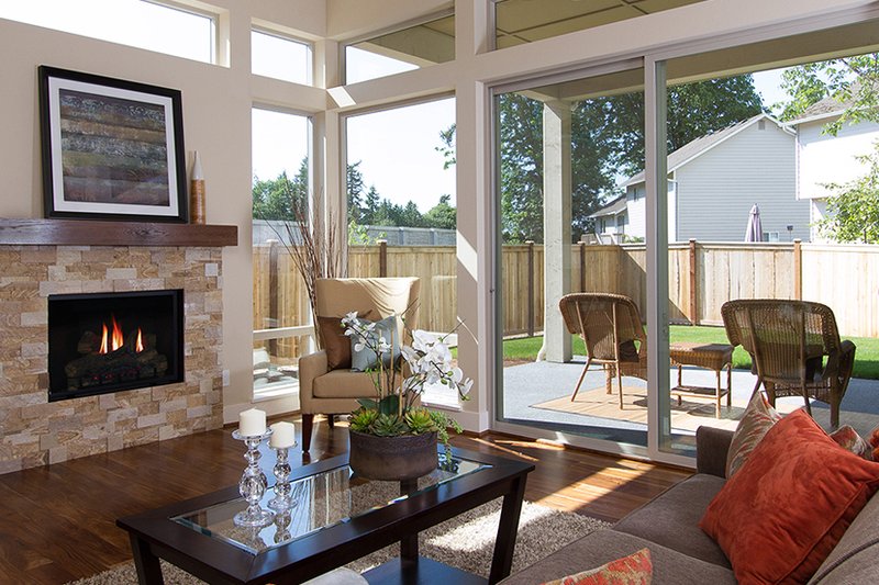 Architectural House Design - Interior - Family Room for Contemporary House Plan #132-564 - 4 bed, 3 bath