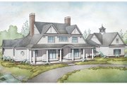 Country Style House Plan - 4 Beds 4.5 Baths 4729 Sq/Ft Plan #928-284 