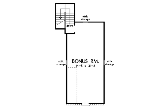Floor Plan - Other Floor for Traditional House Plan #929-772 - 4 bed, 3 bath