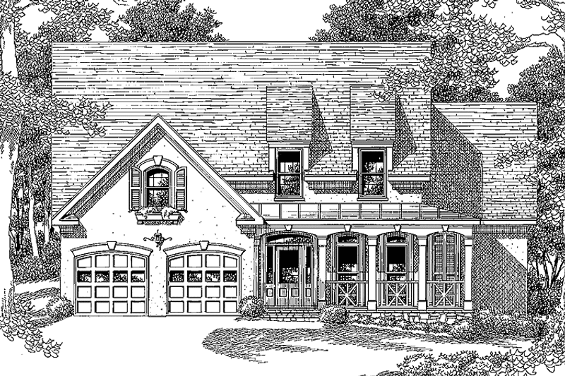 House Plan Design - Exterior - Front Elevation 3 for Country House Plan #927-473 - 4 bed, 3 bath