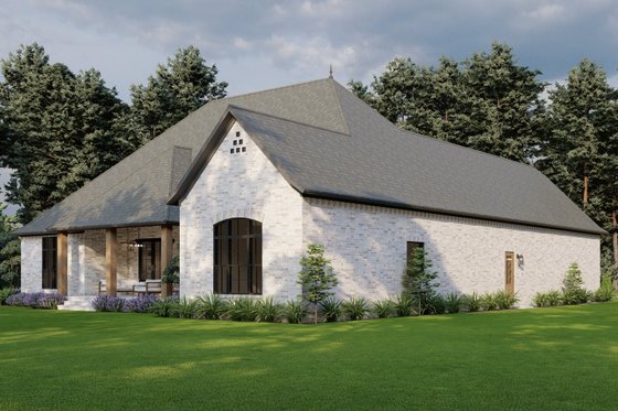 Exterior - Other Elevation 3 for European House Plan #923-16 - 4 bed, 4 bath
