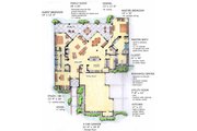 Mediterranean Style House Plan - 2 Beds 2.5 Baths 2630 Sq/Ft Plan #410-3567 
