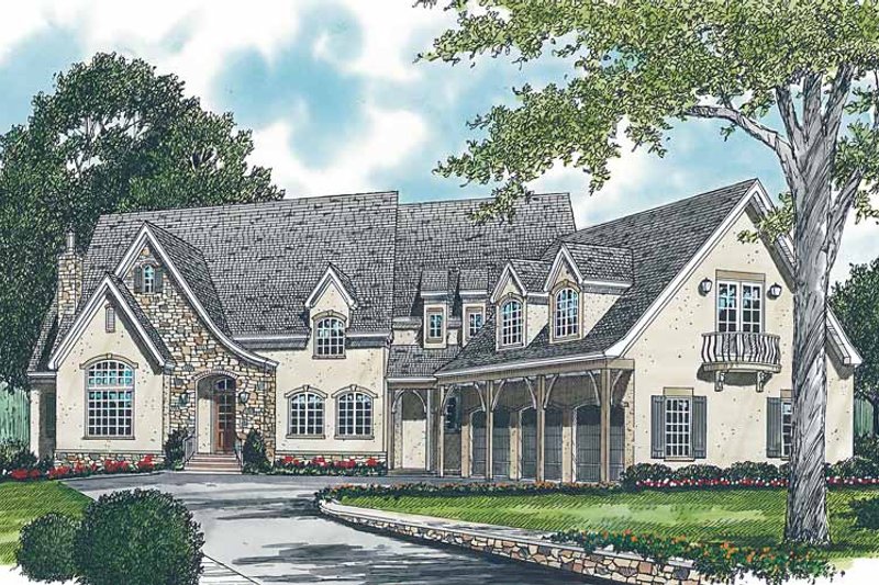 Home Plan - Country Exterior - Front Elevation Plan #453-244