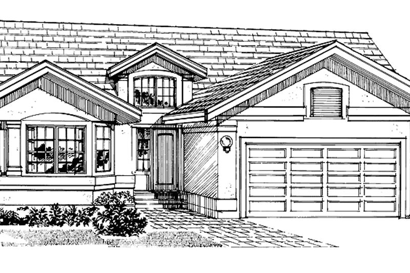 House Design - Craftsman Exterior - Front Elevation Plan #47-758